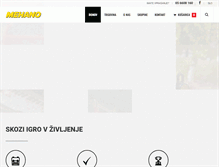 Tablet Screenshot of mehano.si